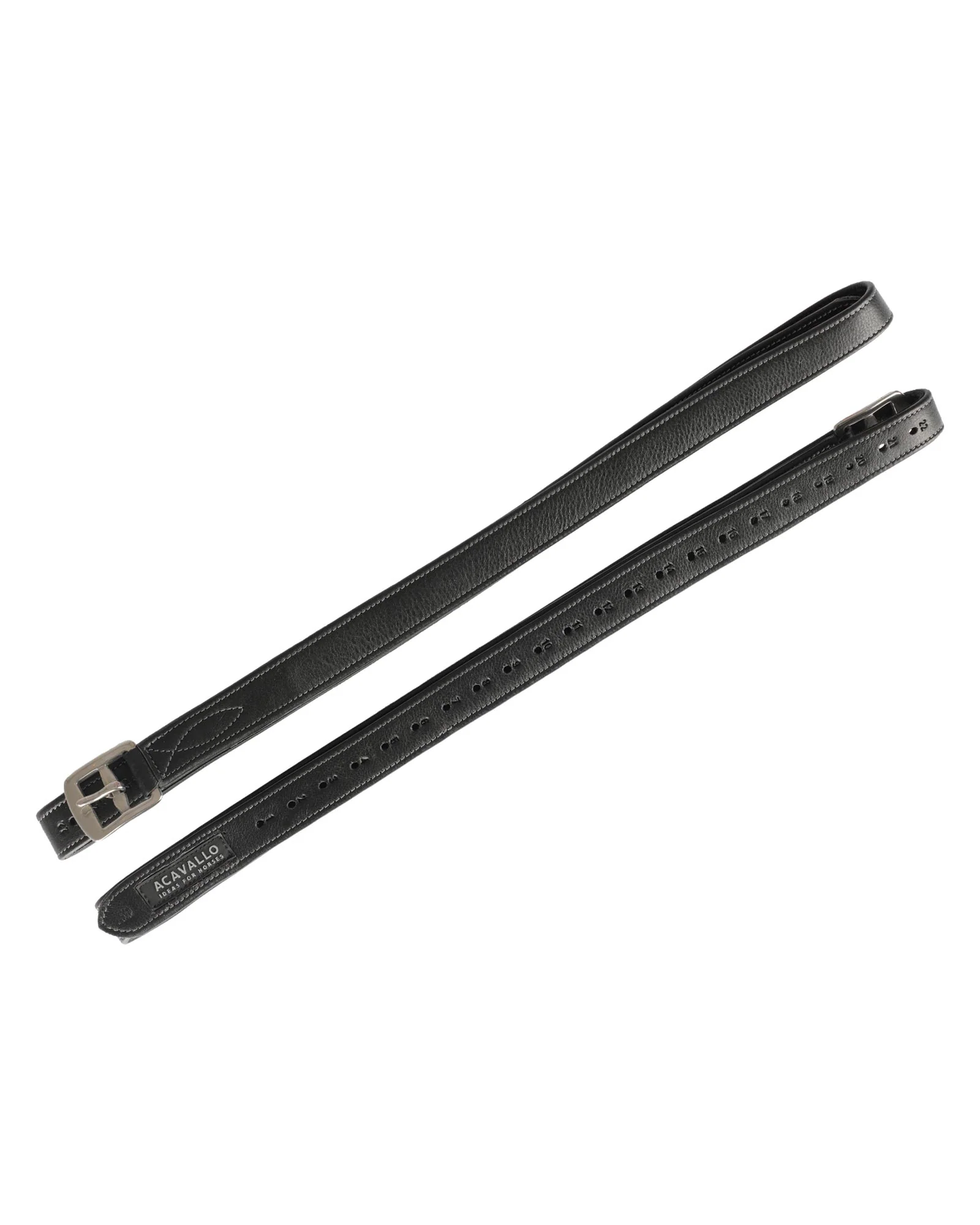 Acavallo Stirrup Leathers with Nylon Core - Image 3