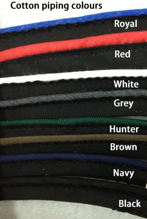 Charles Owen AYR8 Custom Leather with Piping - Image 9