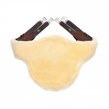 Belly Guard Girth with Removeable Artificial Sheepskin Lining - Image 3