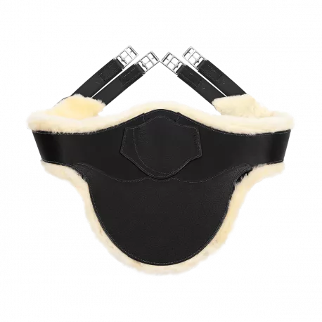 Belly Guard Girth with Removeable Artificial Sheepskin Lining - Image 4